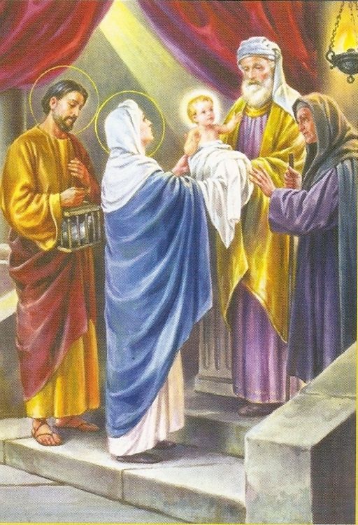 Maria Renselsesdag - Jesu fremstilling i Tenplet